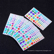 Factory Cheap Custom Diamond Rhinestone Crystal Sticker